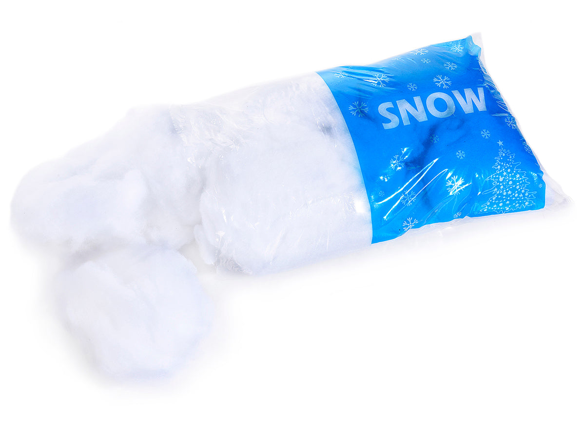 Confezioni di neve artificiale in ovatta, ideale per allestimento vetrina, set da 4 pezzi, 200 g