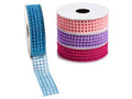 Nastri a rete colorata, set da 4 pezzi, 25mm x 10m