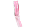 Nastri in raso e organza rosa, set da 6 pezzi, mm 25 x 10 m