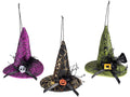 Decorazione di Halloween a cappello da strega da appendere, set da 18 pezzi, Ø 10 cm x 11 H