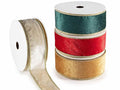 Nastri in velluto con bordo dorato e modellabile, set da 4 pezzi, mm 40 x 10 m