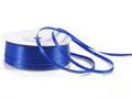Nastro doppio raso color blu royal in rotolo, mm 3 x 100 m