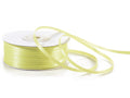 Nastro doppio raso color giallo acido, mm 3 x 100 m