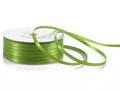 Nastro doppio raso color verde garden in rotolo, mm 3 x 100 m
