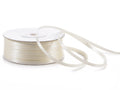 Nastro doppio raso color bianco antico in rotolo, mm 3 x 100 m