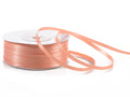 Nastro doppio raso color salmone in rotolo, mm 3 x 100 m