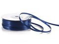 Nastro doppio raso color blu notte, mm 3 x 100 m