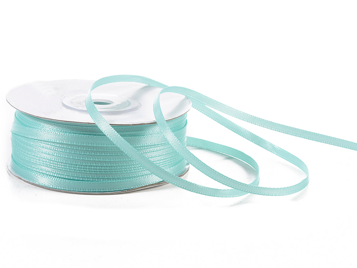 Nastro doppio raso tiffany, mm 3 x 100 m