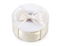 Nastro doppio raso color bianco antico, mm 6 x 100 m