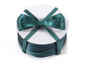 Nastro doppio raso color verde smeraldo, mm 6 x 100 m