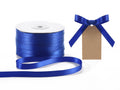 Nastro doppio raso color blu, mm 10 x 100 m