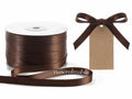 Nastro personalizzato doppio raso marrone 10 mm, set da 500 pezzi, mm 10 H