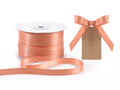 Nastro doppio raso color salmone, mm 10 x 100 m