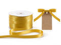 Nastro doppio raso color oro, mm 10 x 100 m
