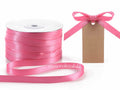 Nastro personalizzato doppio raso rosa shocking 10 mm, set da 500 pezzi, mm 10 H