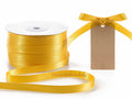 Nastro personalizzato doppio raso giallo ocra 10 mm, set da 500 pezzi, mm 10 H