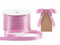 Nastro personalizzato doppio raso rosa antico 10 mm, set da 500 pezzi, mm 10 H