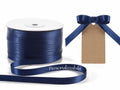 Nastro personalizzato doppio raso blu notte10 mm, set da 500 pezzi, mm 10 H