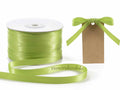 Nastro personalizzato doppio raso verde mela 10 mm, set da 500 pezzi, mm 10 H