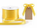 Nastro personalizzato doppio raso giallo sole, set da 500 pezzi, mm 10 H