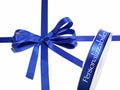 Nastro personalizzato doppio raso blu royal 15 mm, set da 500 pezzi, mm 15 H