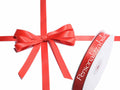 Nastro personalizzato doppio raso rosso fragola 15 mm, set da 500 pezzi, mm 15 H