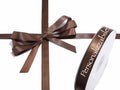 Nastro personalizzato doppio raso marrone 15 mm, set da 500 pezzi, mm 15 H