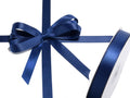 Nastro doppio raso color blu notte, mm 15 x 50 m