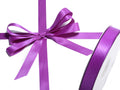 Nastro doppio raso color viola orchidea, mm 15 x 50 m