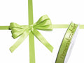 Nastro personalizzato doppio raso verde mela 15 mm, set da 500 pezzi, mm 15 H