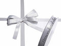 Nastro personalizzato doppio raso grigio argento 15 mm, set da 500 pezzi, mm 15 H