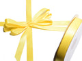 Nastro doppio raso giallo sole, mm 15 x 50 m