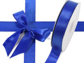 Nastro doppio raso color blu royal, mm 25 x 50 m