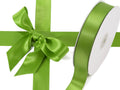 Nastro doppio raso color verde garden, mm 25 x 50 m