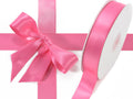 Nastro doppio raso color rosa shocking, mm 25 x 50 m