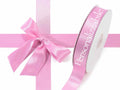 Nastro personalizzato doppio raso rosa antico 25 mm, set da 500 pezzi, mm 25 H