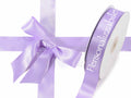 Nastro personalizzato doppio raso lilla 25 mm, set da 500 pezzi, mm 25 H