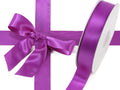 Nastro doppio raso color viola orchidea, mm 25 x 50 m