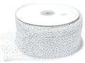 Con il nastro rete modellabile argento puoi creare fiocchi da appendere, mm 60 x 25 m