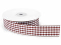 Nastro marrone a quadretti bianchi, mm 25 x 25 m