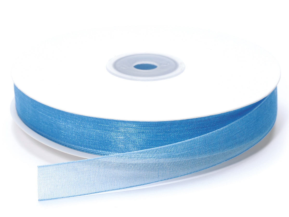 Nastro organza turchese, mm 15 x 50 m