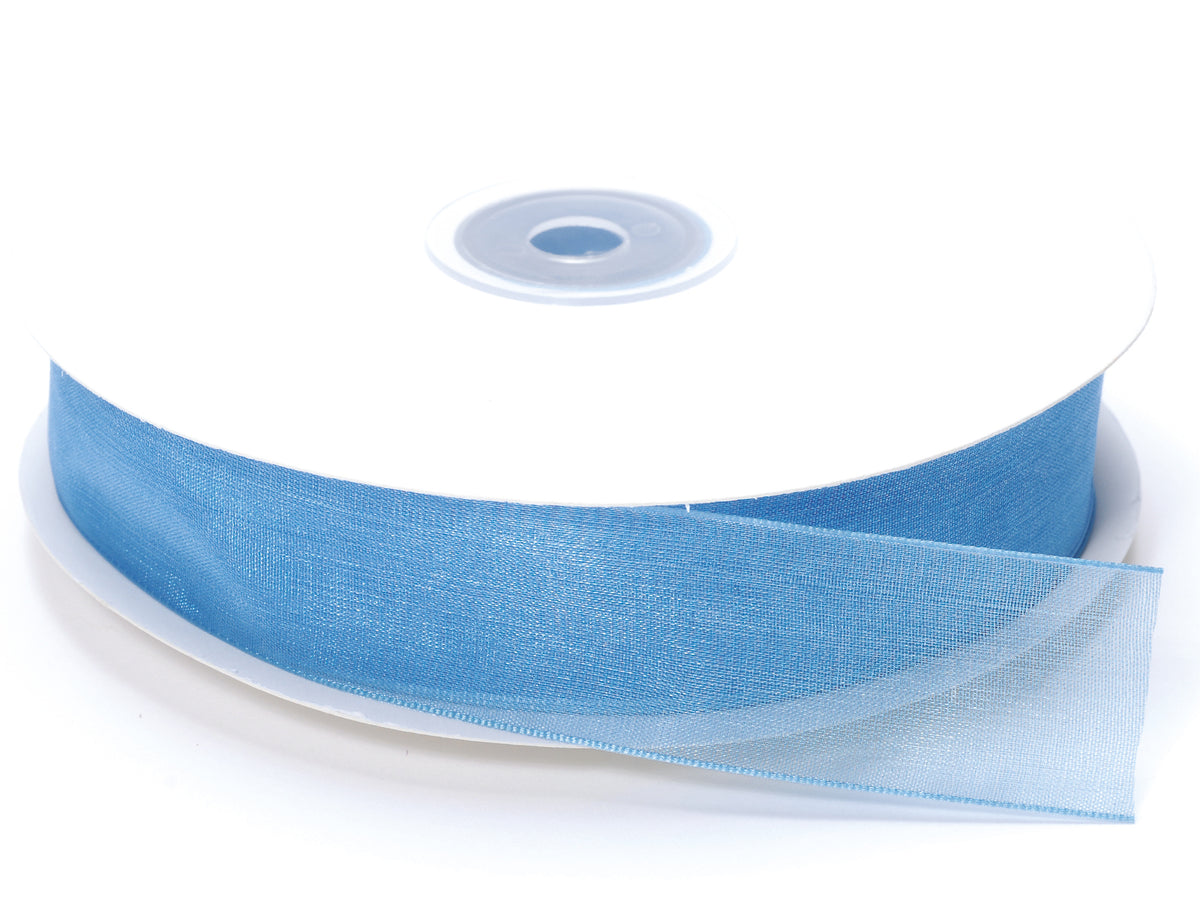 Nastro organza turchese, mm 25 x 50 m
