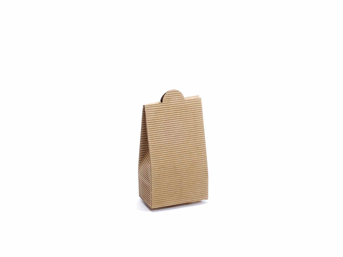 Scatole naturali rustiche, set da 25 pezzi, cm 10 x 6 x 17 H