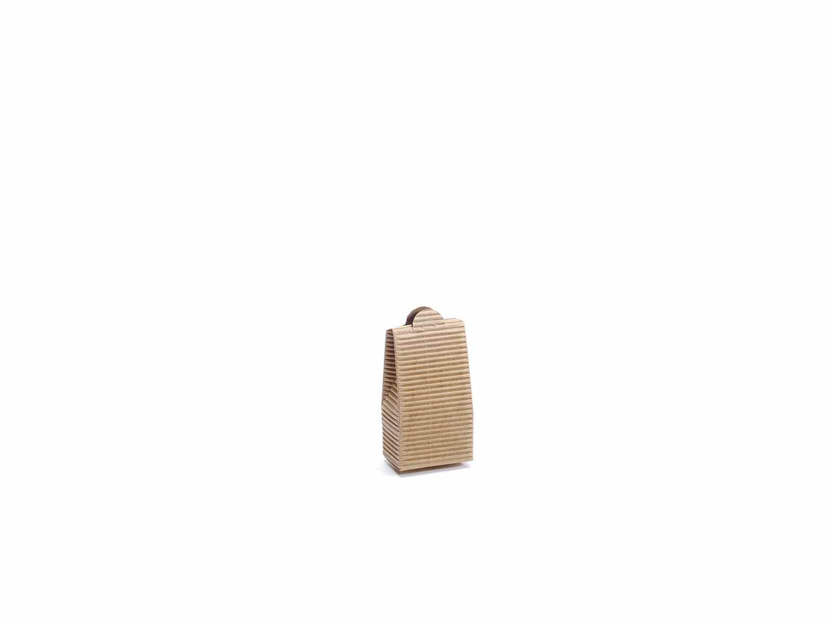 Scatoline naturali rustiche, set da 50 pezzi, cm 5,2 x 3,3 x 9 H