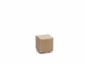 Scatole con coperchio naturali rustiche, set da 50 pezzi, cm 9 x 9 x 9 H