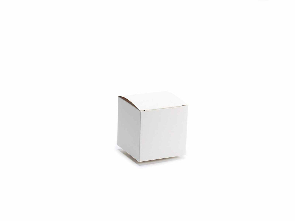 Scatola classica color avorio, set da 50 pezzi, cm 9 x 9 x 9 H