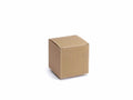 Scatola naturale rustica, set da 50 pezzi, cm 12 x 12 x 12 H