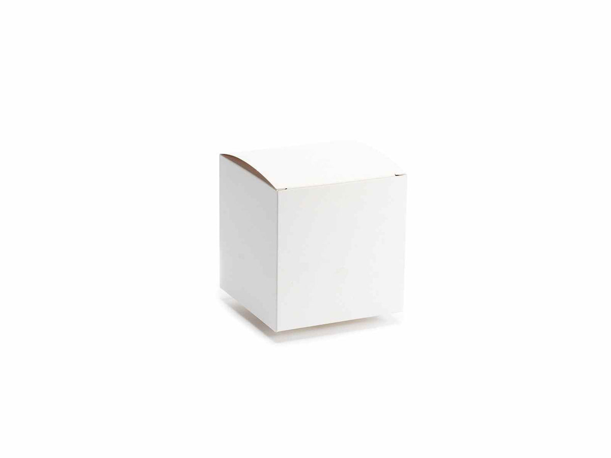 Scatola classica avorio, set da 50 pezzi, cm 12 x 12 x 12 H