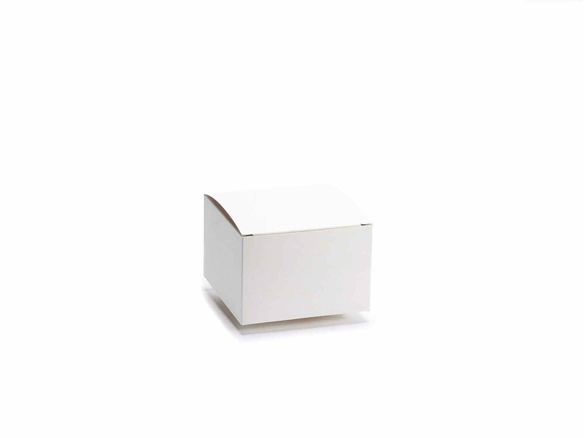 Scatole da regalo color avorio, set da 50 pezzi, cm 11,5 x 11,5 x 8 H