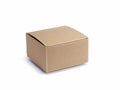 Scatole da regalo con coperchio naturali rustiche, set da 20 pezzi, cm 20 x 20 x 11 H